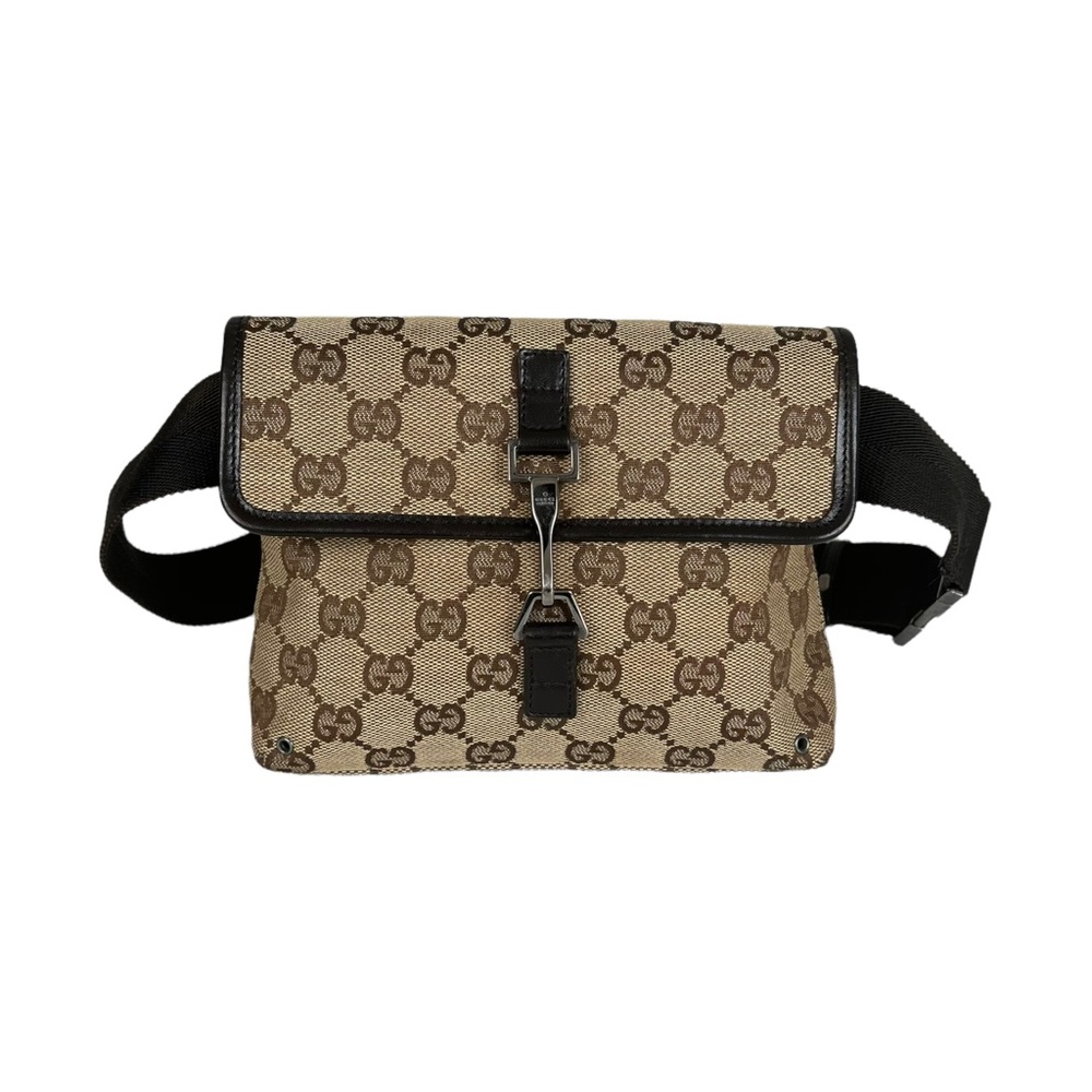 Gucci Monogram Crossbody Belt Waist Bag